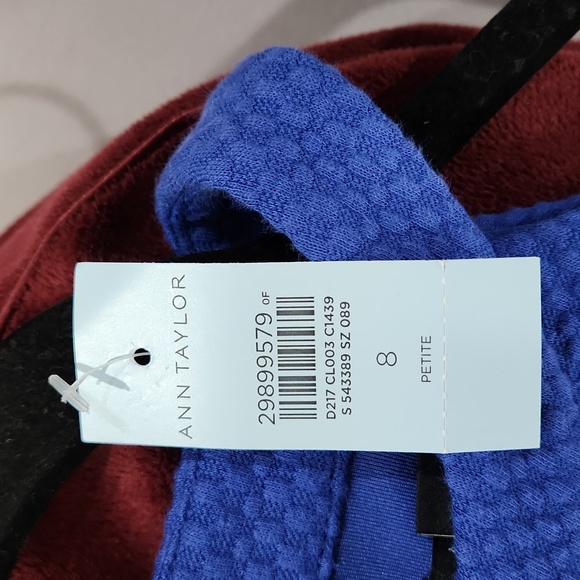 NWT Ann Taylor Lined Blue Sleeveless Dress - Picture 3 of 5